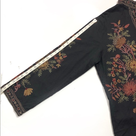 Embroidered folk jacket top - Picture 13 of 16